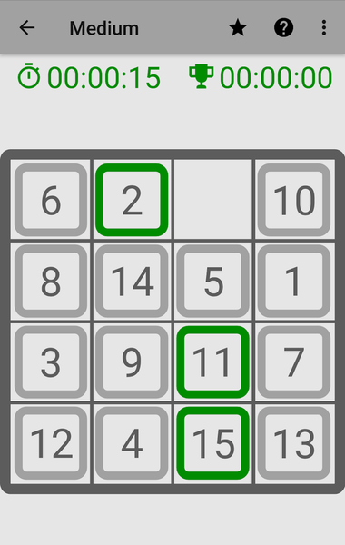 15-Puzzle Game - عکس بازی موبایلی اندروید