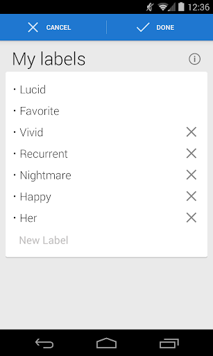 Lucidity ― Lucid Dream Journal - Image screenshot of android app