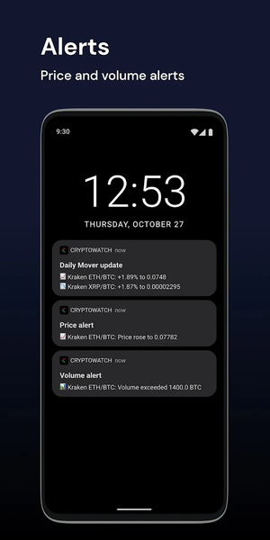 Cryptowatch - Image screenshot of android app