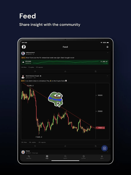 Cryptowatch - Image screenshot of android app