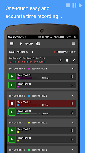 Time Tracker - Timesheet - عکس برنامه موبایلی اندروید