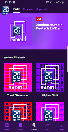 ۲۰ Minuten - Nachrichten - عکس برنامه موبایلی اندروید