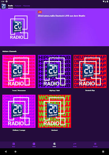 ۲۰ Minuten - Nachrichten - عکس برنامه موبایلی اندروید