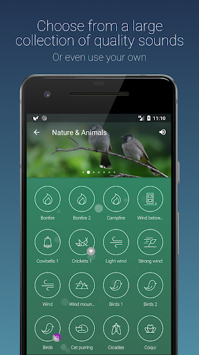 Relax Sounds (Sleep, Meditate) - Image screenshot of android app