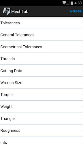 MechTab - Image screenshot of android app