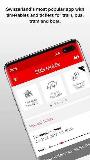 SBB Mobile - Image screenshot of android app