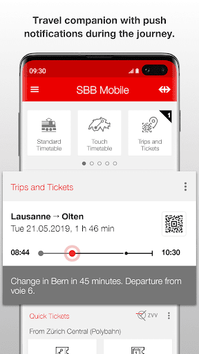 SBB Mobile - Image screenshot of android app