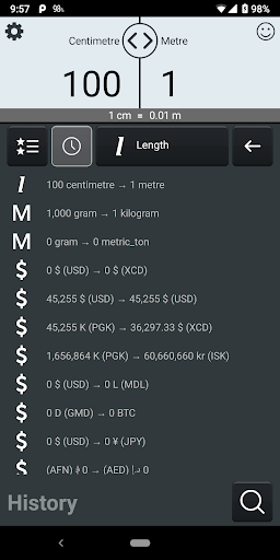 Unit Calculator: Convert & Calculate - عکس برنامه موبایلی اندروید