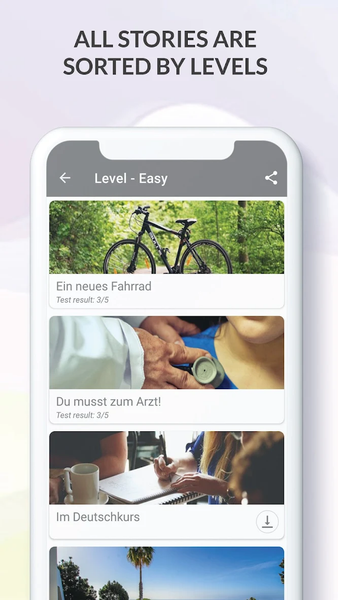 Learn German: Listen and Read - عکس برنامه موبایلی اندروید