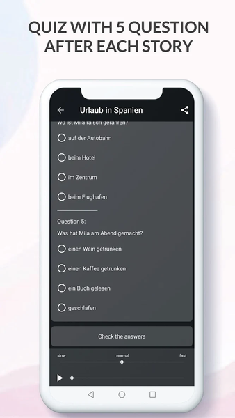 Learn German: Listen and Read - عکس برنامه موبایلی اندروید