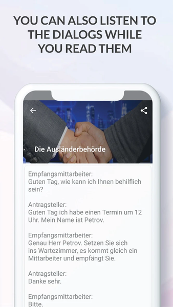 Learn German Conversations - Image screenshot of android app