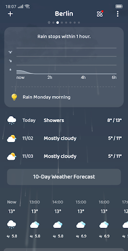 Weather - Image screenshot of android app