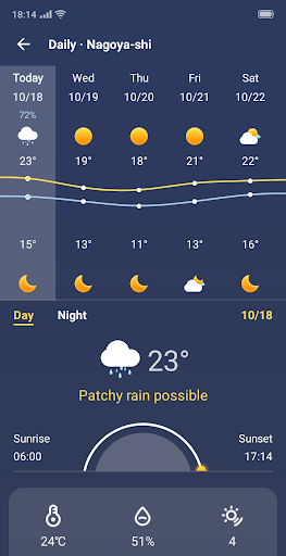Weather - Image screenshot of android app