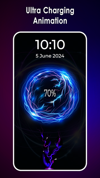 Battery Charging Animation App - عکس برنامه موبایلی اندروید
