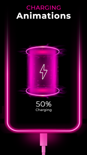 Battery Charging Animation App - عکس برنامه موبایلی اندروید