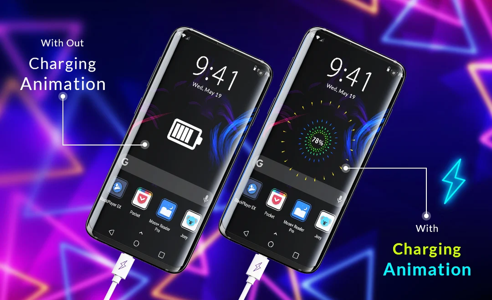 Fast Battery Charger Animation - عکس برنامه موبایلی اندروید