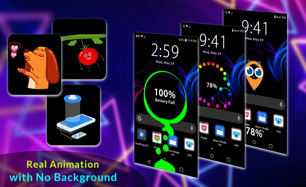 Fast Battery Charger Animation - عکس برنامه موبایلی اندروید
