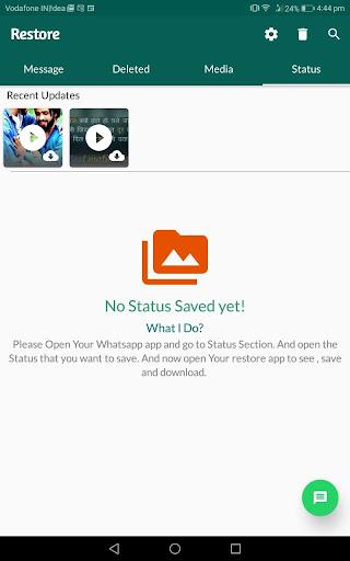 Restore : Recover Deleted mess - Image screenshot of android app