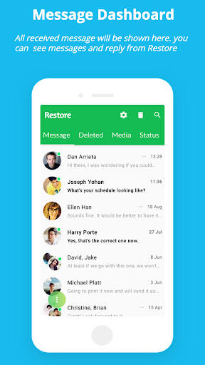 Restore : Recover Deleted mess - Image screenshot of android app
