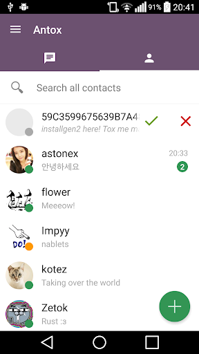 Antox - Image screenshot of android app