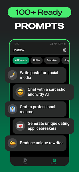 ChatBox: AI Chat Bot Assistant - عکس برنامه موبایلی اندروید