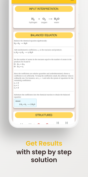 Chemical Equation Balancer App - عکس برنامه موبایلی اندروید