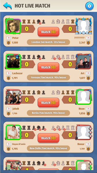 Chess Club: Online board game - Gameplay image of android game