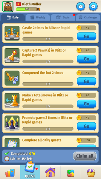 Chess Club: Online board game - Gameplay image of android game