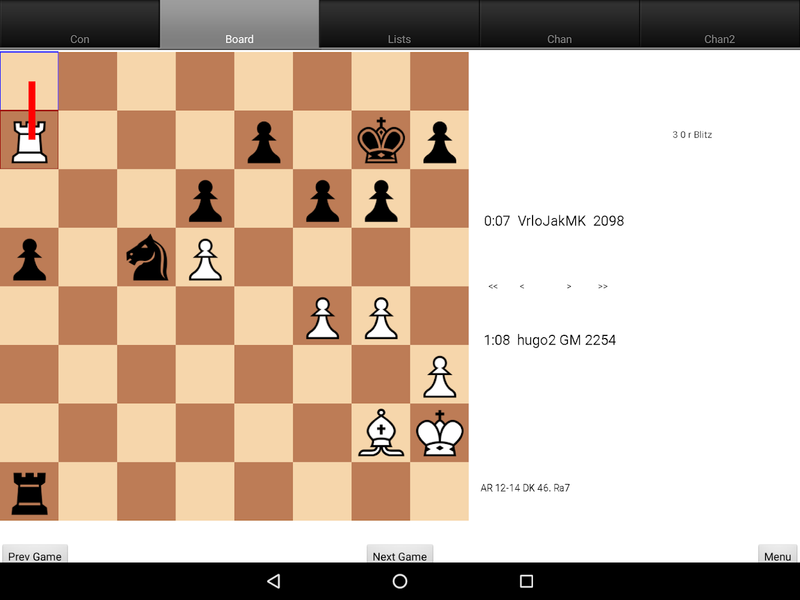 Lantern Chess an ICC Interface - Gameplay image of android game