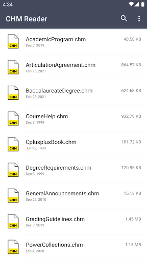 CHM Reader - Image screenshot of android app