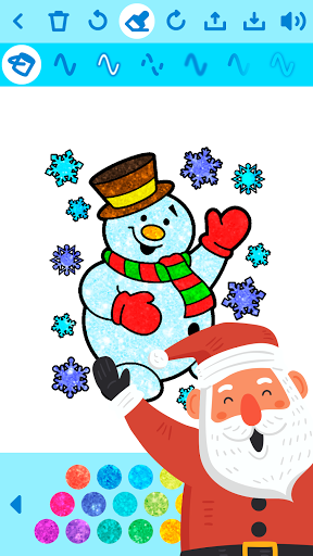 Christmas Color Game offline - عکس بازی موبایلی اندروید