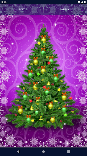 Christmas Tree Light Wallpaper - Image screenshot of android app