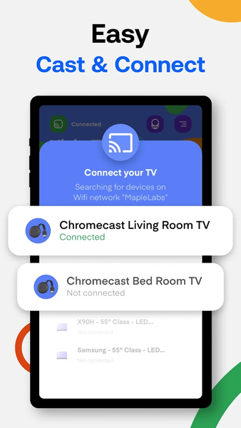 Remote & Chromecast TV CASTify - Image screenshot of android app