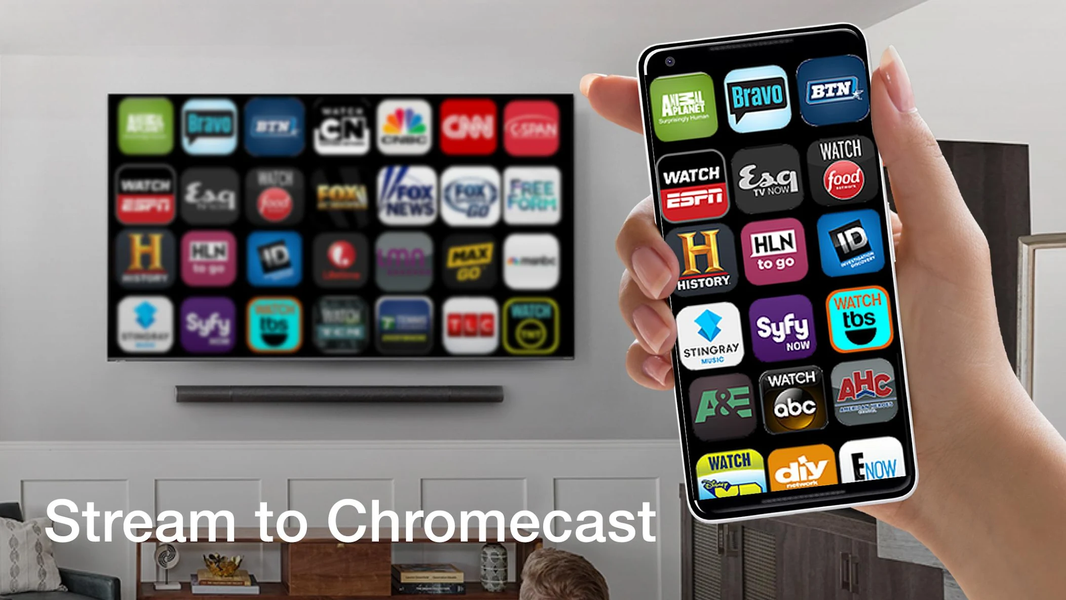 Cast for Chromecast - TV Streaming & Screen Share – اتصال گوشی به تلویزیون - Image screenshot of android app