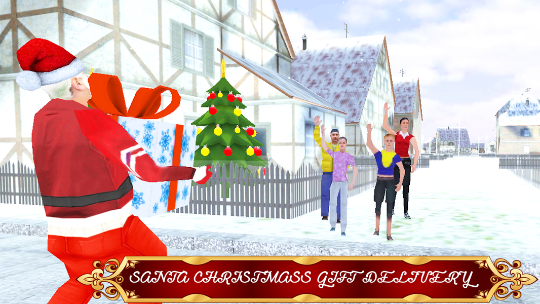 Santa Christmas Gift Delivery - Gameplay image of android game