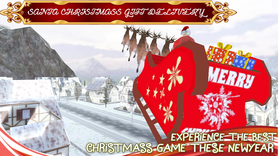 Santa Christmas Gift Delivery - Gameplay image of android game