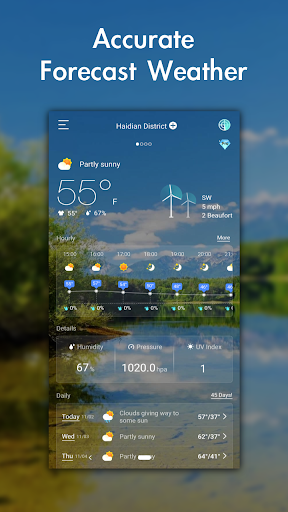 Accurate Weather & Live Radar - عکس برنامه موبایلی اندروید