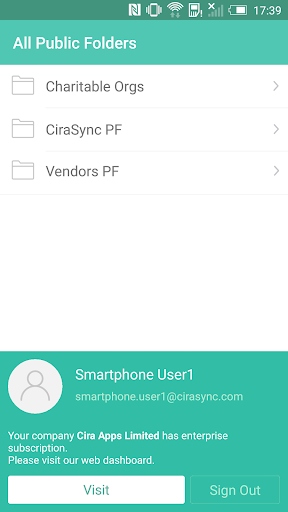 Public Folder App - Office ۳۶۵ - عکس برنامه موبایلی اندروید