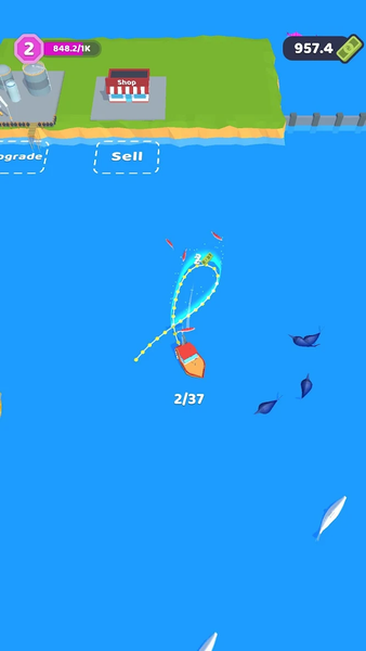 Circle the Fish - Gameplay image of android game