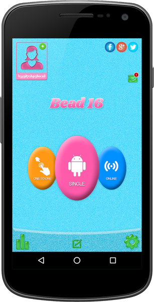 Bead 16 (Sholo Guti) - Image screenshot of android app