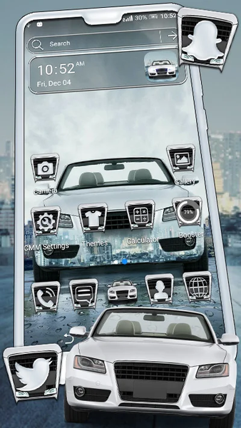 Car City Theme Launcher - Image screenshot of android app