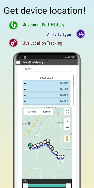 AllTracker Control Center - Image screenshot of android app
