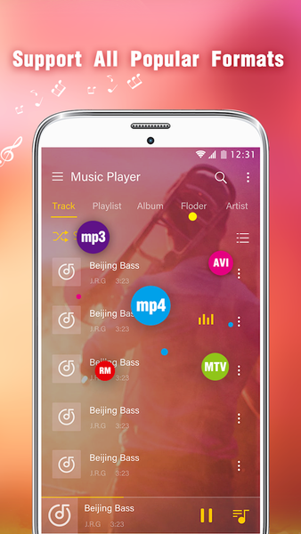 CiWi Music Player - Equalizer - عکس برنامه موبایلی اندروید