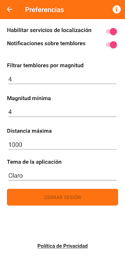 Seismology - Image screenshot of android app