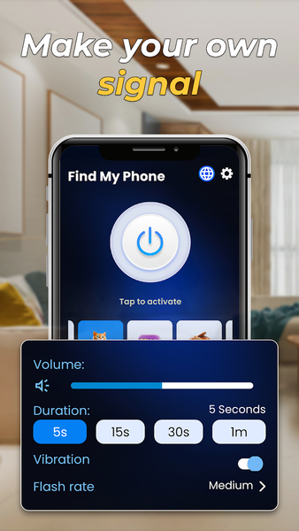 Find Phone with Clapping - عکس برنامه موبایلی اندروید