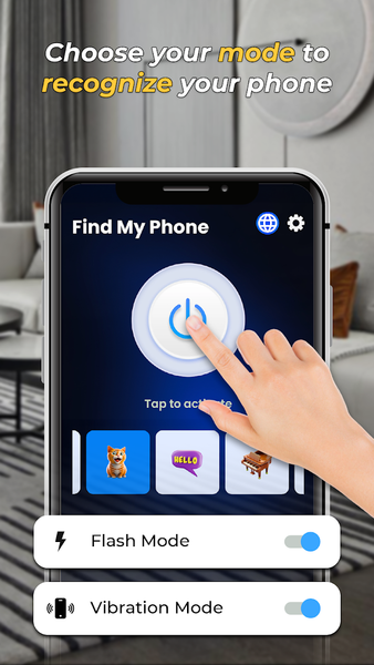 Find Phone with Clapping - عکس برنامه موبایلی اندروید