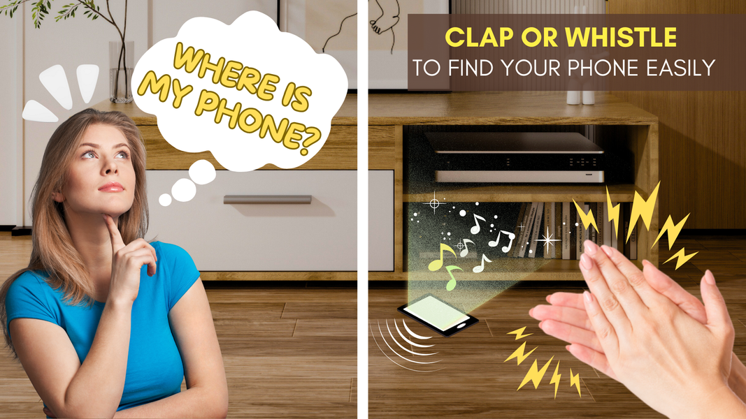 Clap To Find Your Phone - عکس برنامه موبایلی اندروید