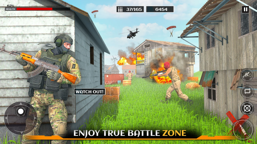 FPS Warfare Shooter Army Games - Gameplay image of android game