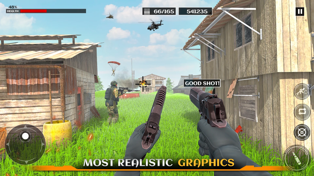 FPS Warfare Shooter Army Games - Gameplay image of android game