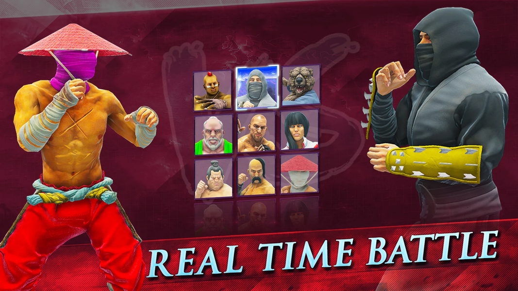 Karate Kung Fu Fighting Games - Gameplay image of android game
